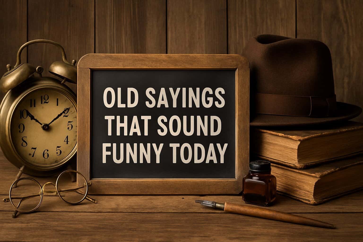 Old Sayings That Sound Funny Today