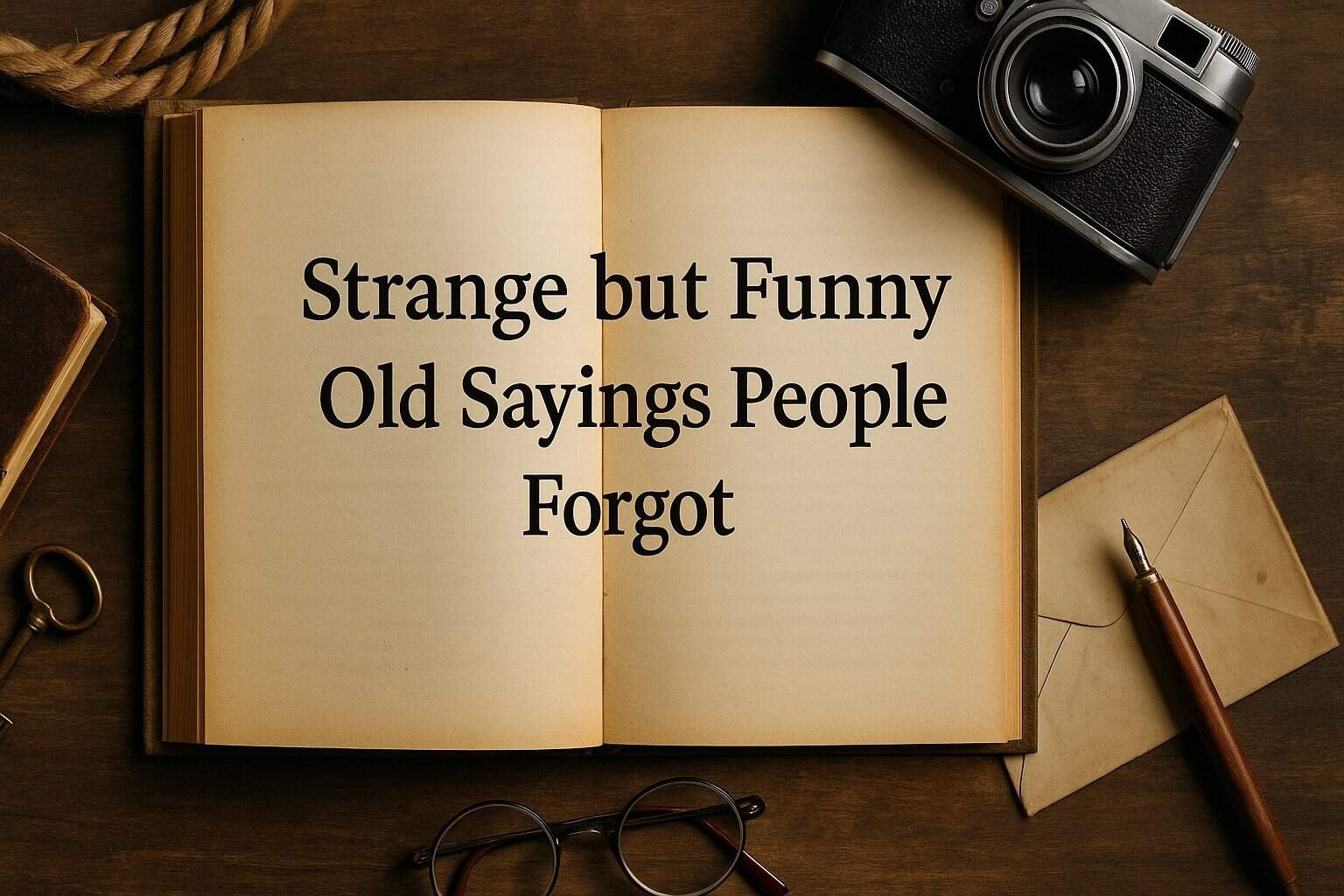 Strange but Funny Old Sayings People Forgot