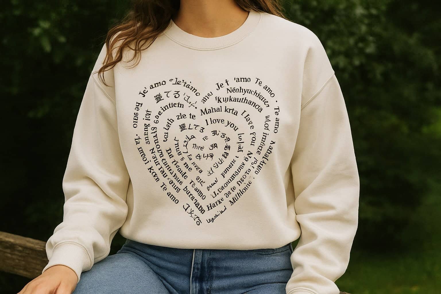 Ways to Say I Love You Sweatshirt