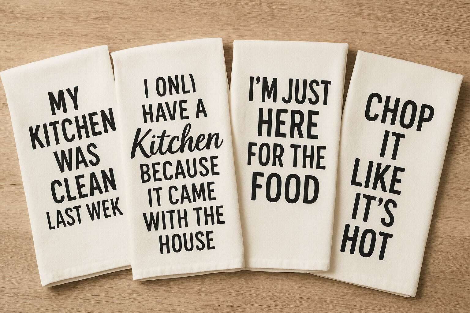 Dish Towels With Funny Sayings