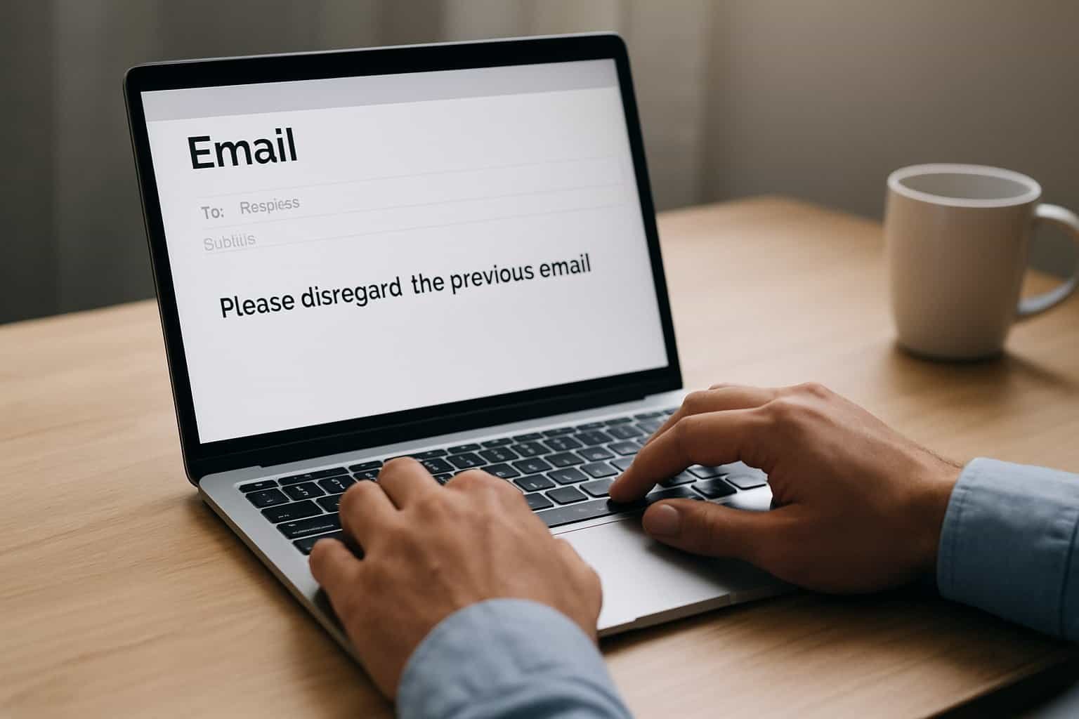 Other Ways to Say Please Disregard the Previous Email