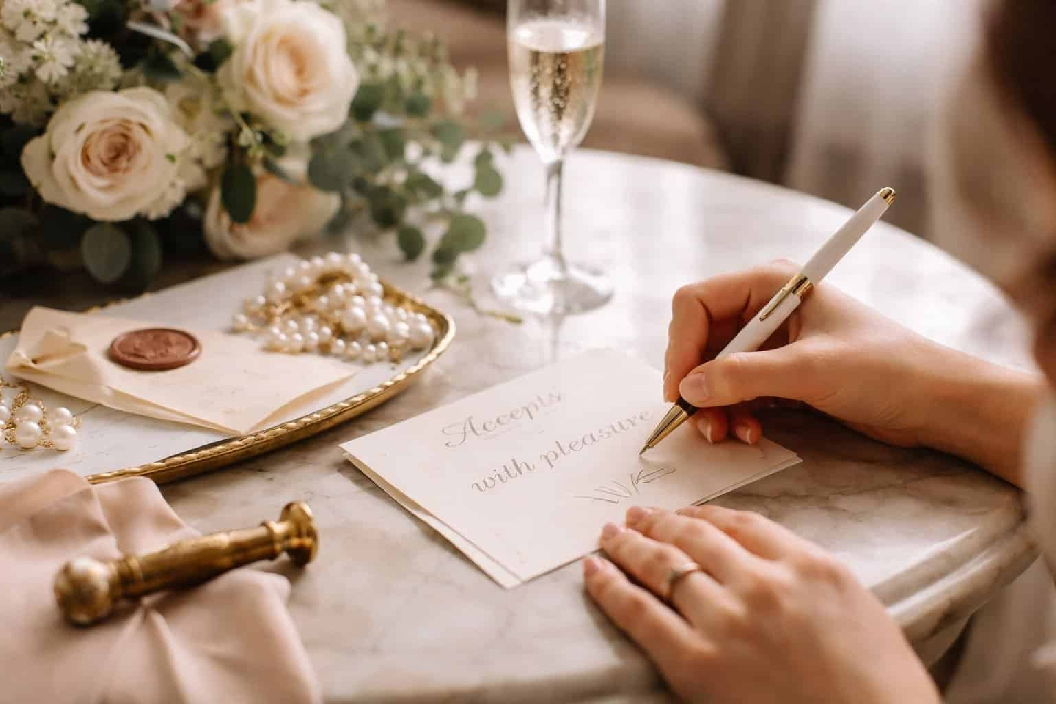 How to Accept a Formal Wedding Invitation