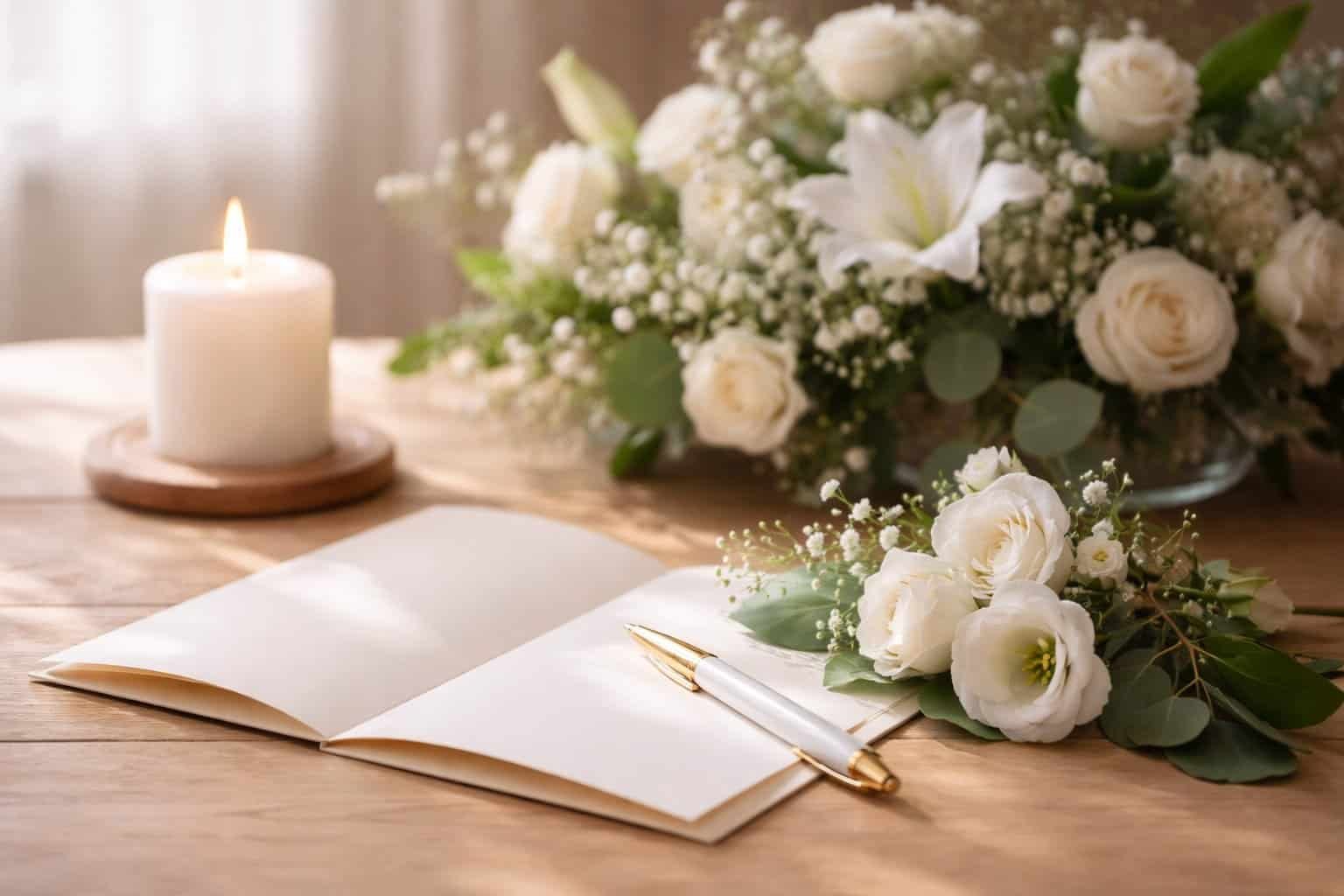 What to Say on a Sympathy Card for Loss of Husband